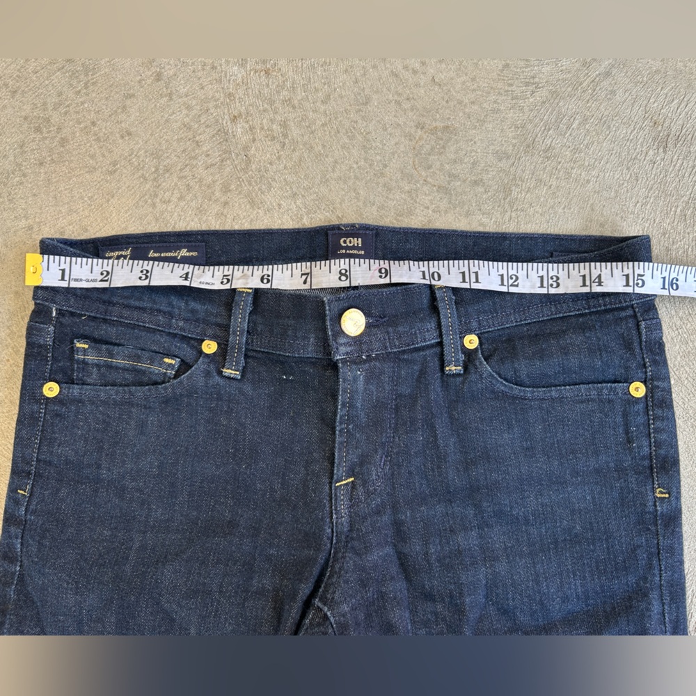 Citizens of Humanity Denim Jeans Ingrid Stretch Low Waist Flare Women Size 28 - Picture 12 of 16
